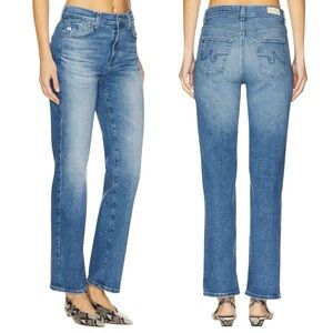 AG ADRIANO GOLDSCHMIED x REVOLVE Brinley Straight Leg Jeans in Iris
